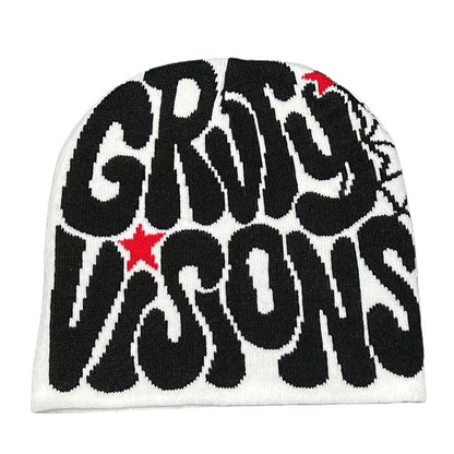 Beanie – GRVTY Y2K Print Knit