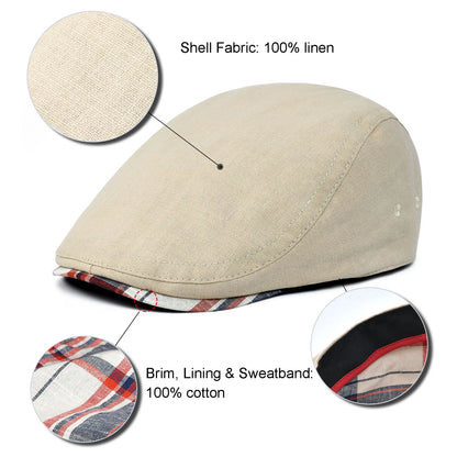 Flat Cap – Subtle Inner Brim Detail