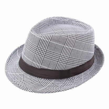 Trilby Hat – Classic Check Pattern
