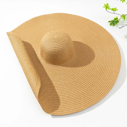 Wide Brim Straw Hat For Ultimate Sun Protection