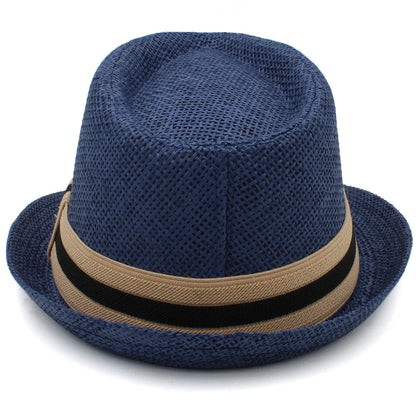 Trilby Straw Hat – Contrasting Band