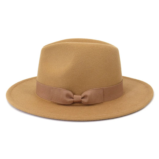 Classic Fedora Hat – Timeless Style with Bow Accent