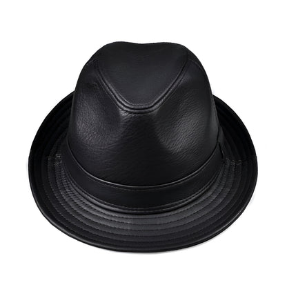 Trilby Hat – Genuine Leather Timeless Style