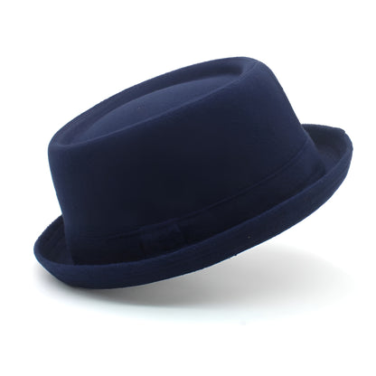 Pork Pie Hat – Wool Blend Casual Style