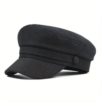 Linen Sailor Cap – Natural Texture With Timeless Style