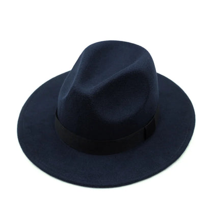 Fedora Hat – Classic Wool Blend with Black Band