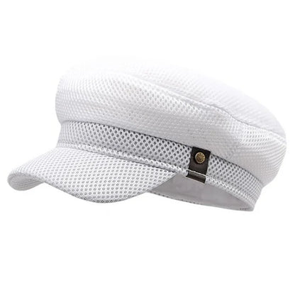 Breathable Mesh Sailor Cap – Lightweight Unisex Military Style