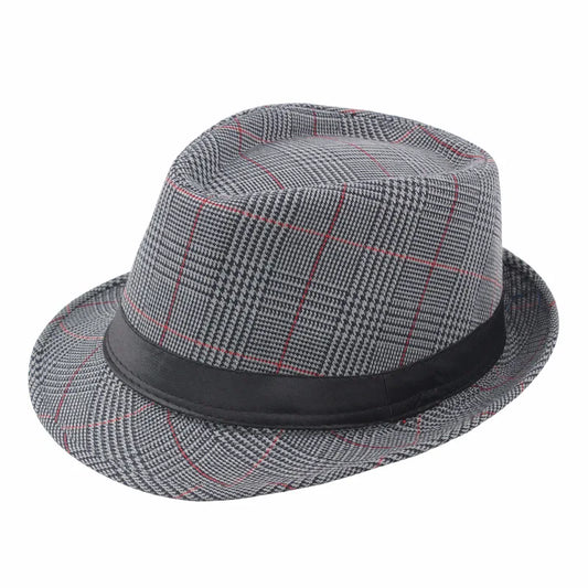 Trilby Hat – Classic Check Pattern