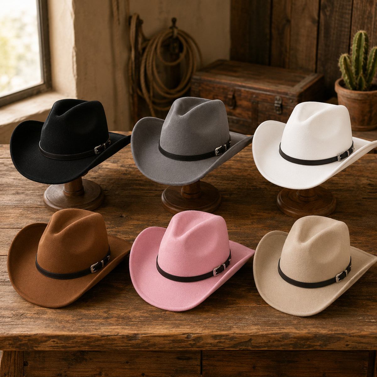 Cowboy Hat – Western Crest Iconic Far West Style