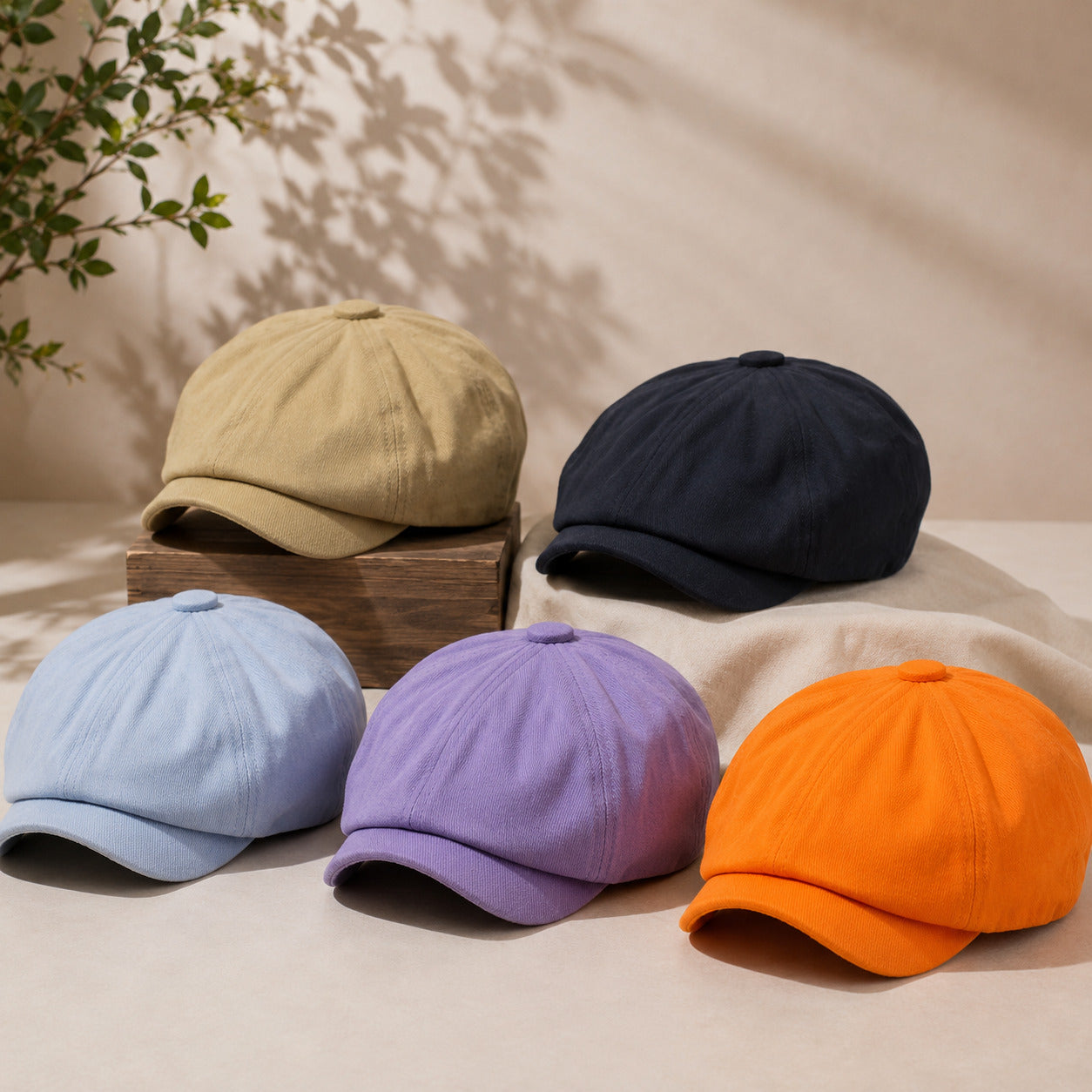 Newsboy Cap – Rounded Crown Vintage