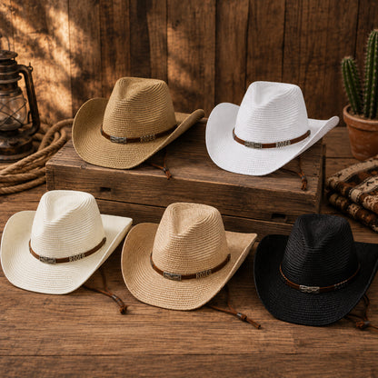 Cowboy Straw Hat – SunnyPaja Summer Breeze