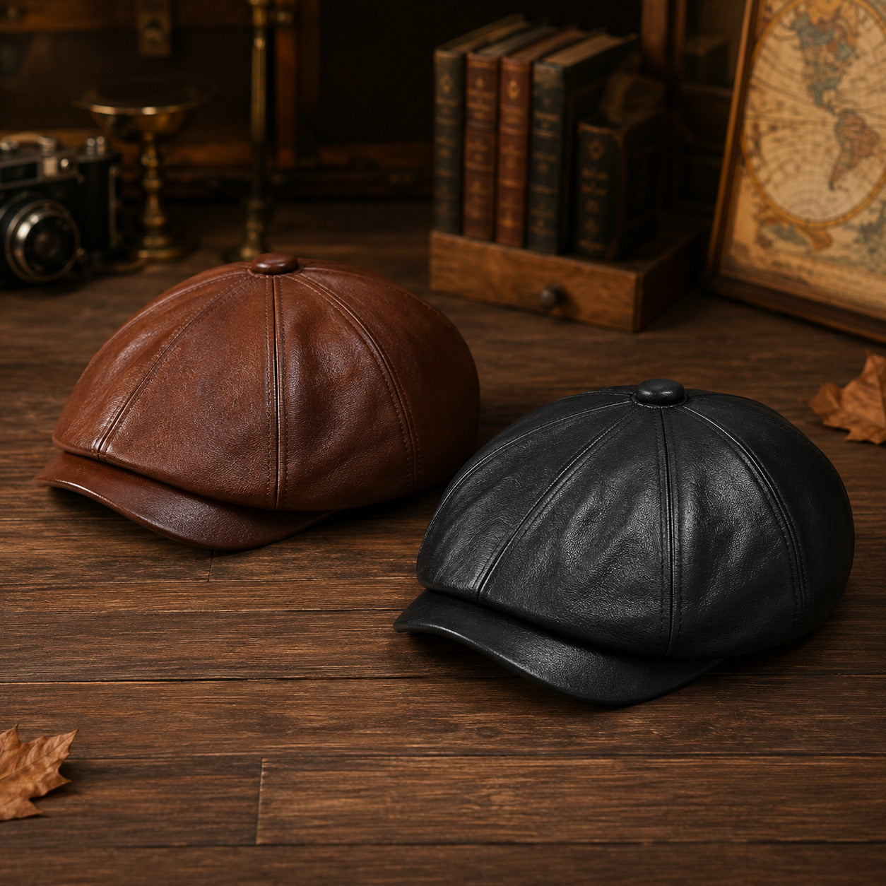 Newsboy Cap – Vintage Style In Genuine Leather