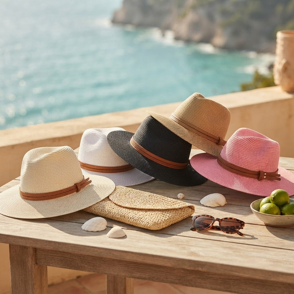 Panama Hat – Wide Brim With Double Leather Strap