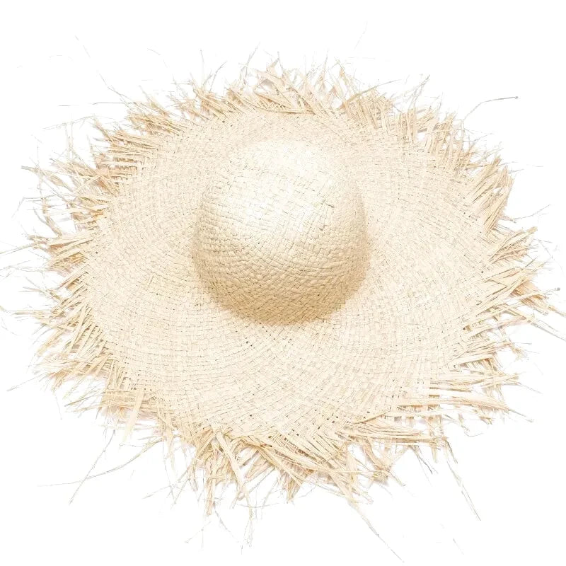 Straw Hat – Frayed Brim Boho Style For A Carefree Summer