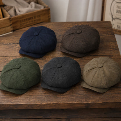 Newsboy Cap – Wool Blend & Timeless Design