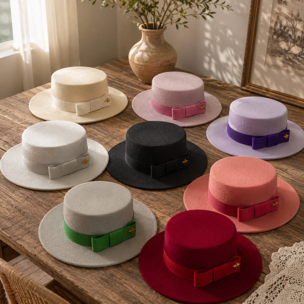 Fedora Hat – Elegant Bow Charm