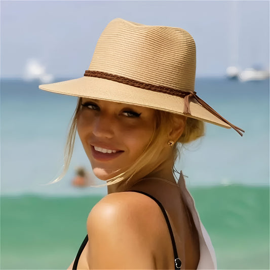 Braided Straw Hat – Timeless Summer Elegance