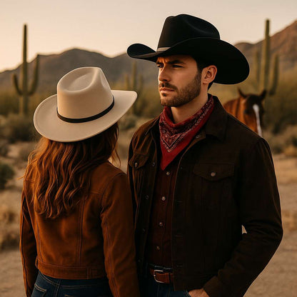 Cowboy Hat – Western Crest Iconic Far West Style